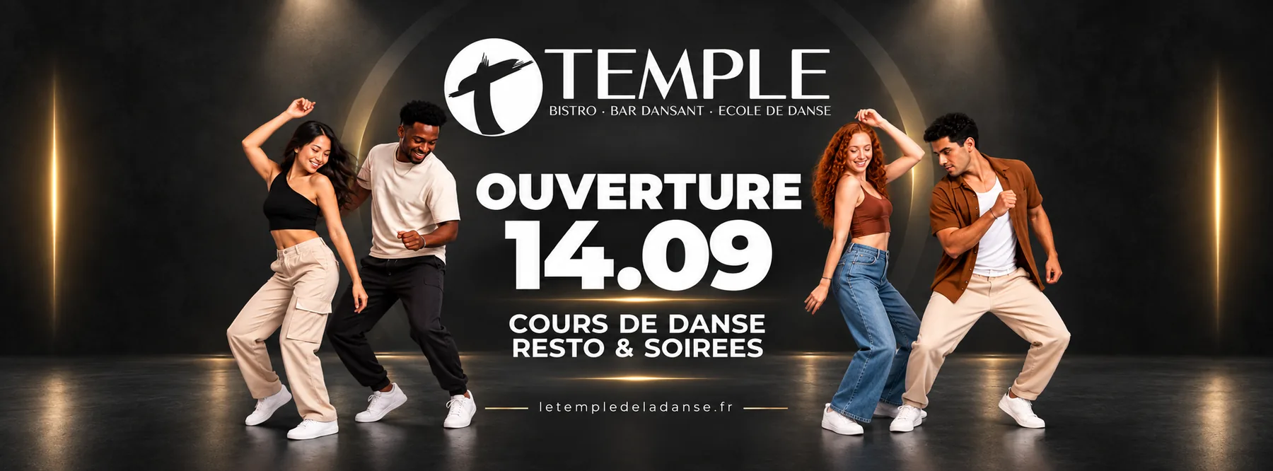 Ouverture le 14 septembre : cours de danse, resto et soirées au Temple, à Lattes