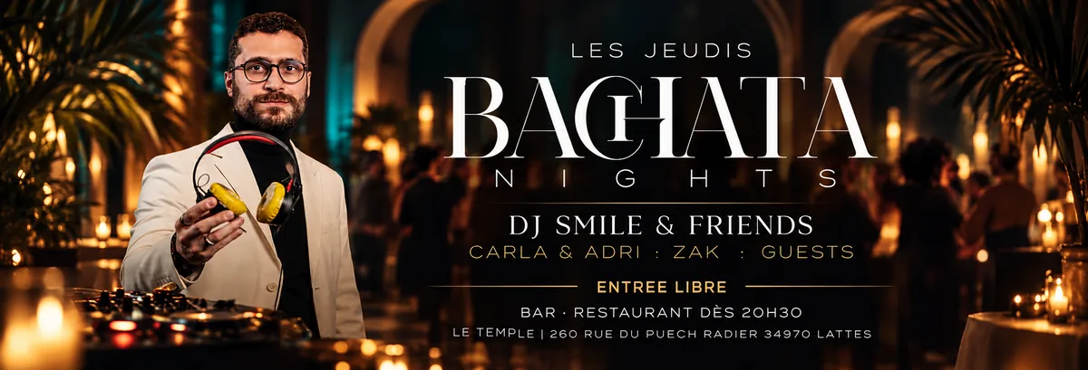 Bachata Nights, soirée bachata du jeudi au Temple